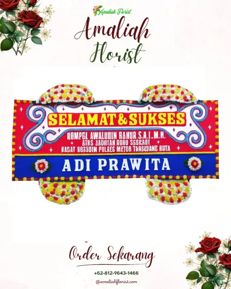 Papan Bunga Ucapan Selamat Ulak Kembahang I